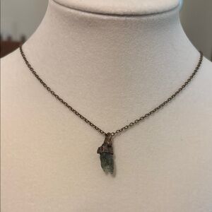 Elegant Moldavite Pendant Necklace